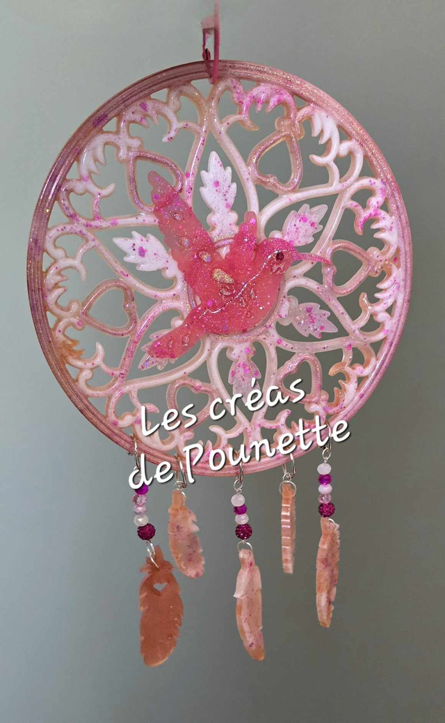 Grand attrape-rêves colibri