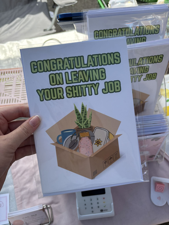 Congratulations on Leaving your Shitty Job – Funny &amp; Empowering Greeting Card