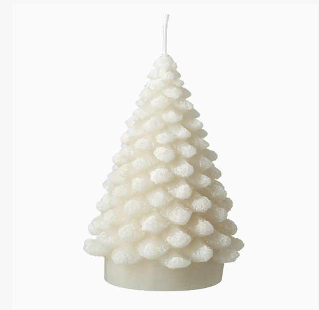 Christmas - White Tree Candle