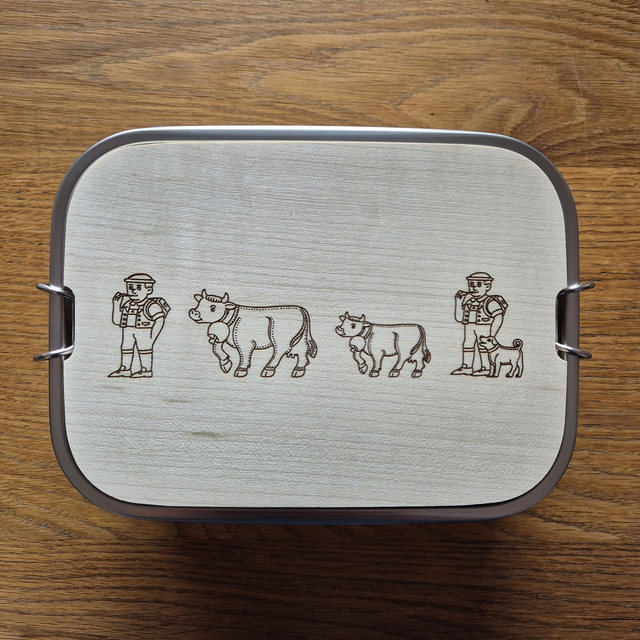 Lunch- / Znünibox, Alpaufzug