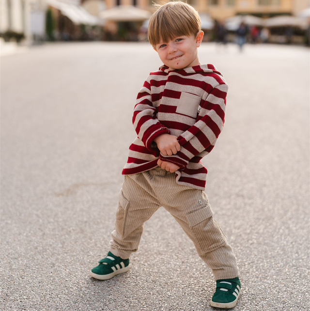 Petit Indi - maglione a righe 