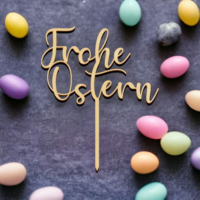 Cake Topper Frohe Ostern