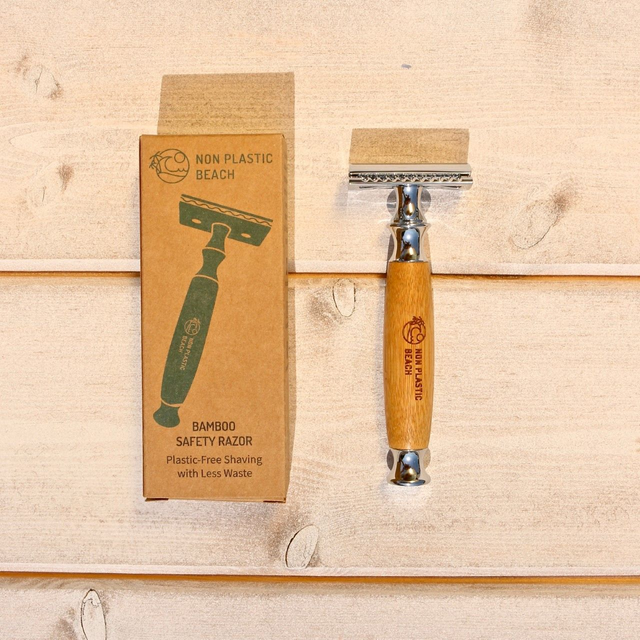 Safety Razor (Plastic Free) + 5 Blades