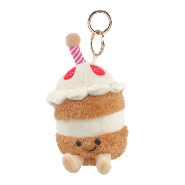 Plush Cupcake Bag Charm/Key Ring