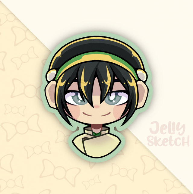 Toph | ATLA Sticker