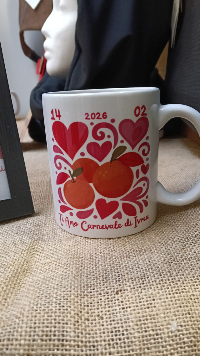 Tazza “Ti Amo – Carnevale di Ivrea”
