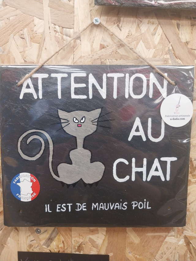 UDADA_001 ardoise chat de mauvais poil