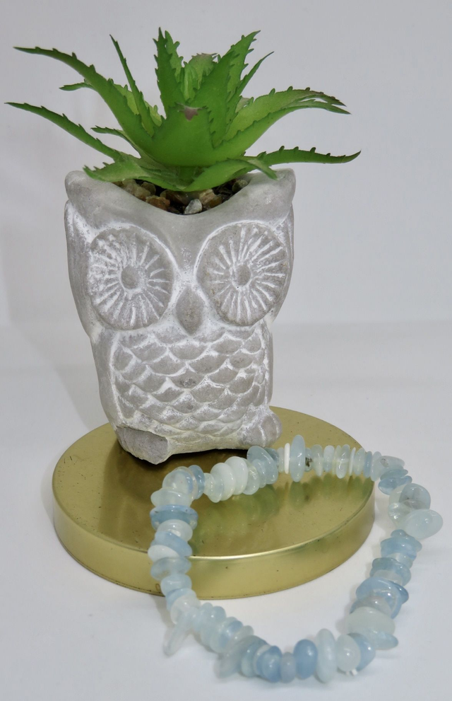 Bracelet baroque Aigue-Marine