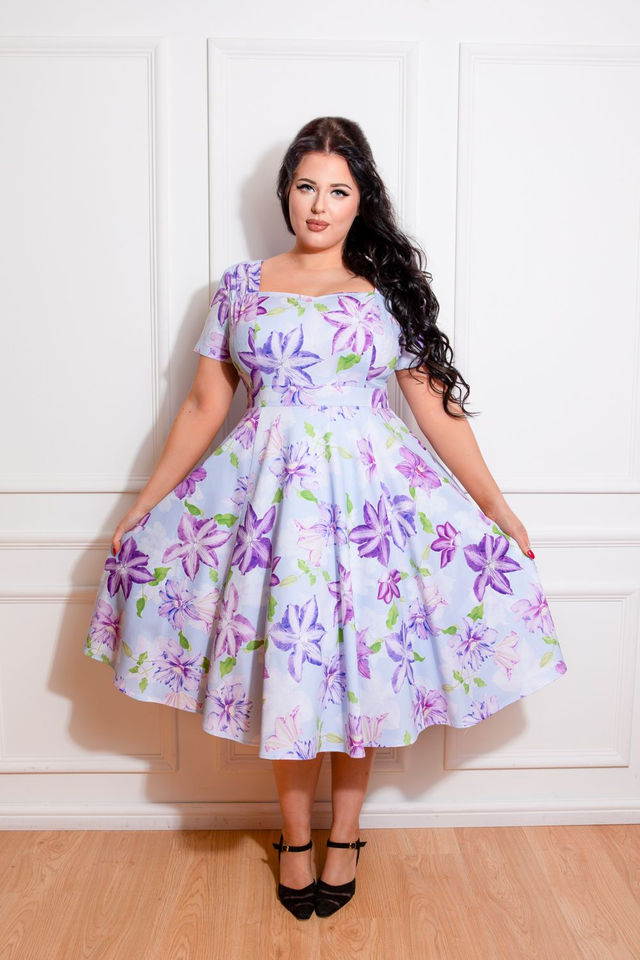 Kellomekko, Erin Floral Swing Dress, 1128806