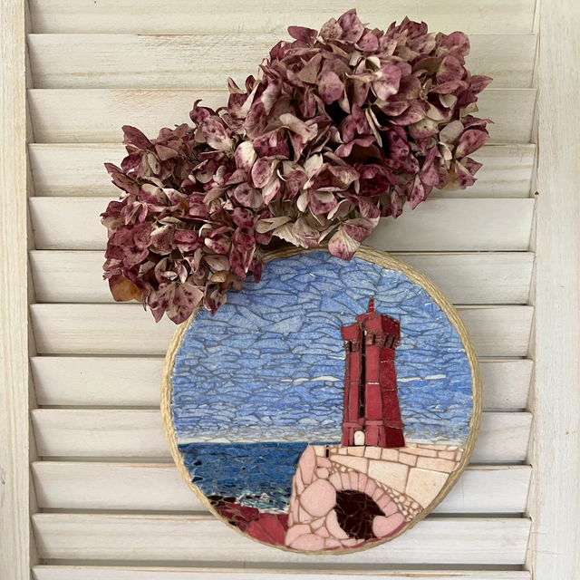 Mosaïque murale « Le phare de Mean Ruz »