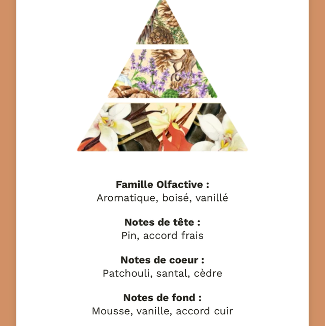 Bougie Feu de bois XS