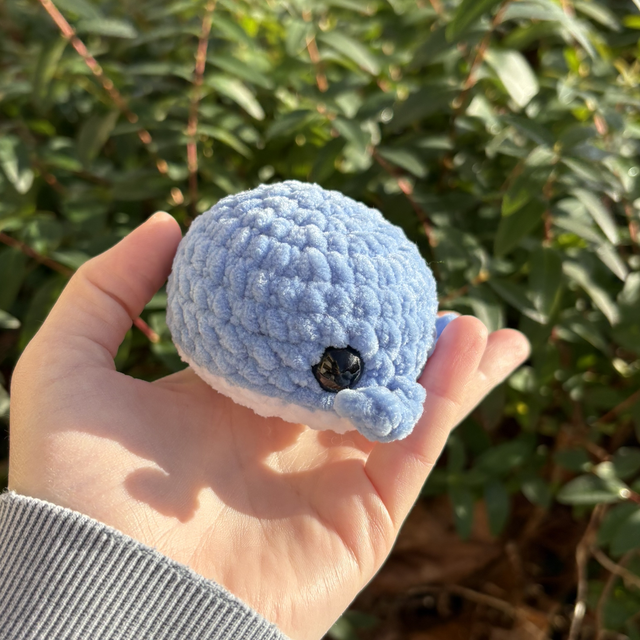 Bébé baleine multicolore