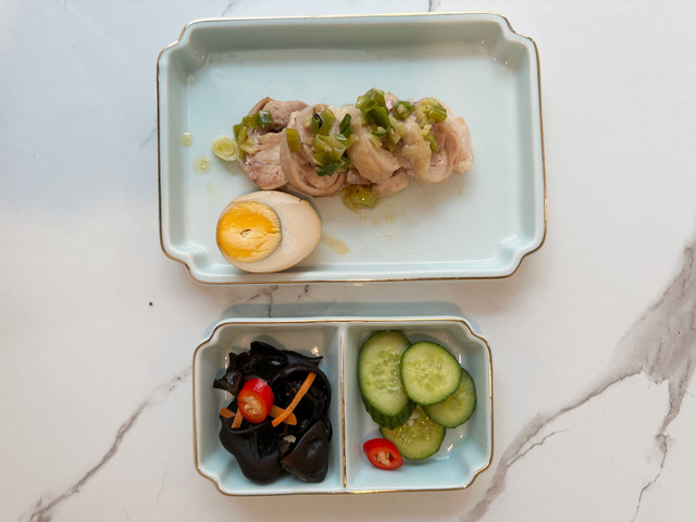 Scallion Oil Chicken Bento Set