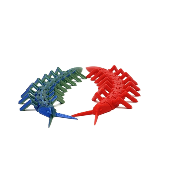 3D Printed Articulated Centipede Fidget Toy
