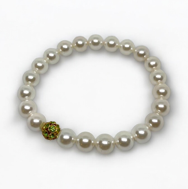 Armband, Süẞwasserperlen 8 mm