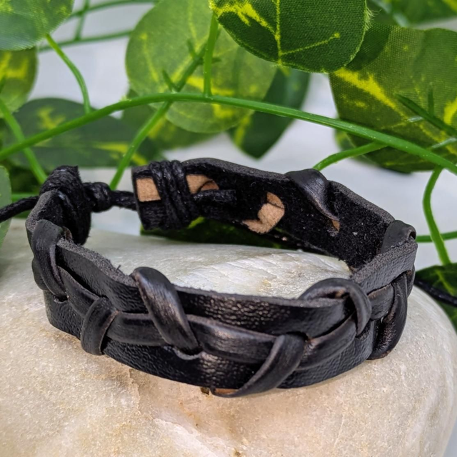 Bracelet &quot;Qual&quot; cuir BC-016