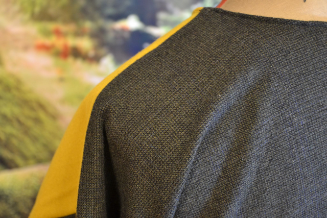 Tunique Simorgh, en laine et soie, Taille L