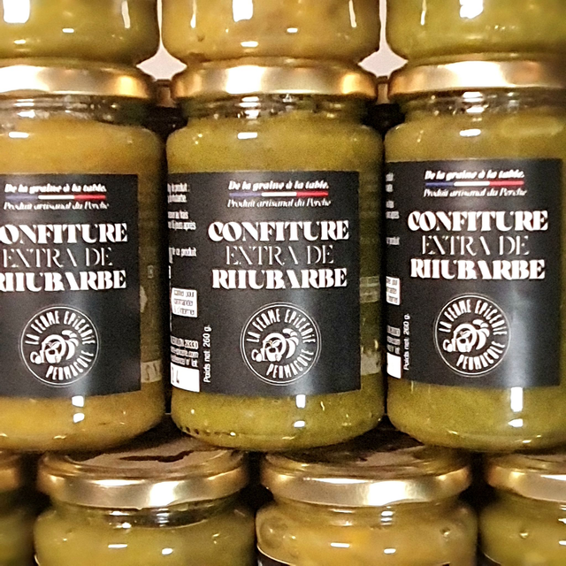 CONFITURE EXTRA de RHUBARBE