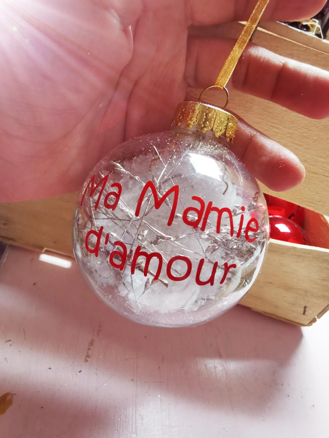 Boule "ma mamie d'amour" 