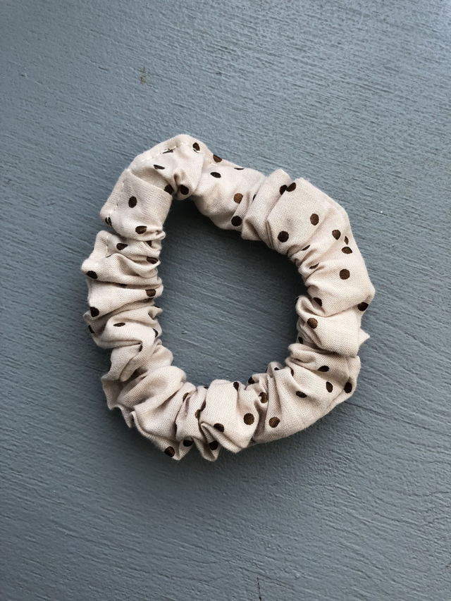 Petit chouchou Pois Bronze