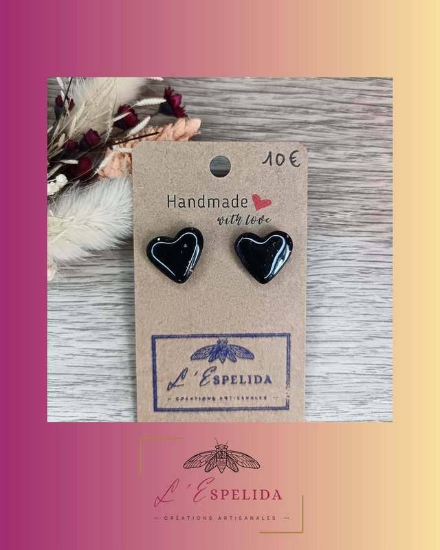 Sweeties noires feuilles or rose