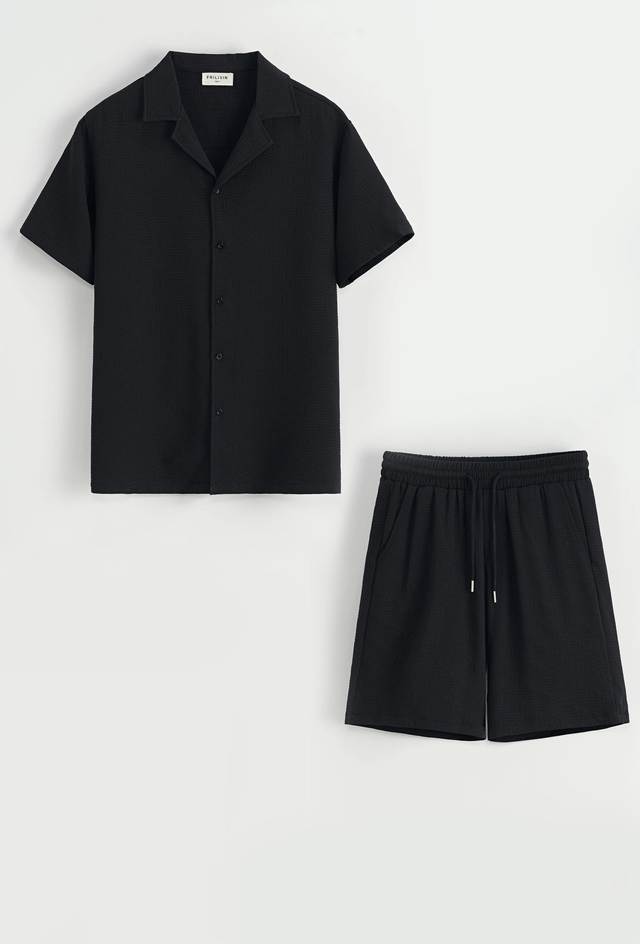 ENSEMBLE CHEMISE SHORT HOMME FRILIVIN