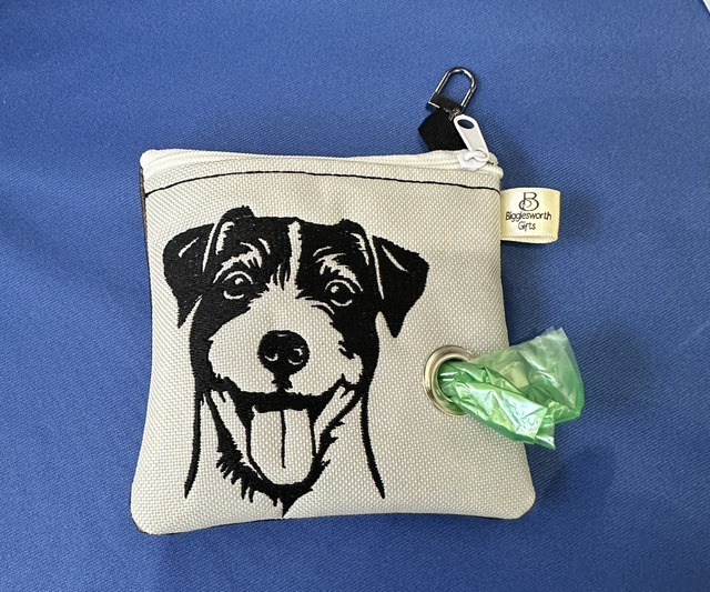 Poo bag holder- Jack Russell