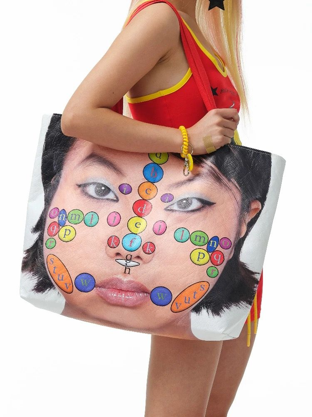Wellness Face Print Tote Bag