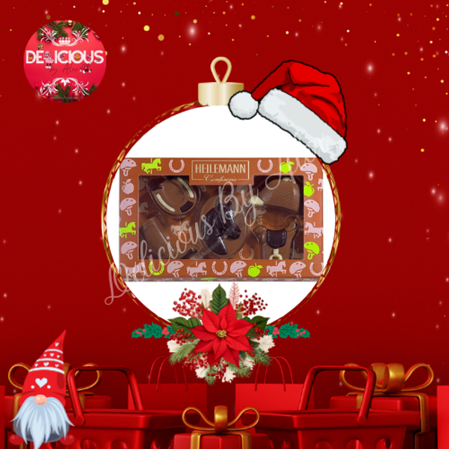 Coffret Chocolat au lait - Théme Cheval  - 100g 