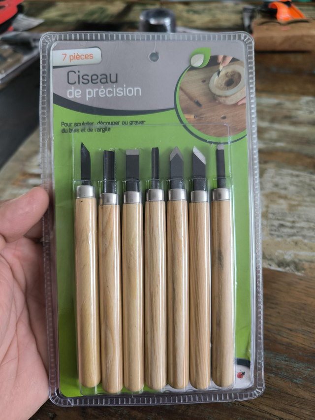 CISEAU DE PRÉCISION 7 PIÈCES 