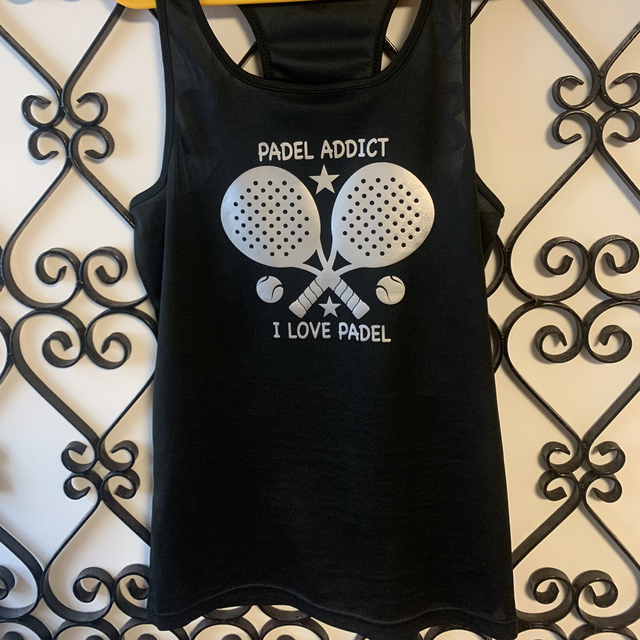 Débardeur technique femme « padel addict » 