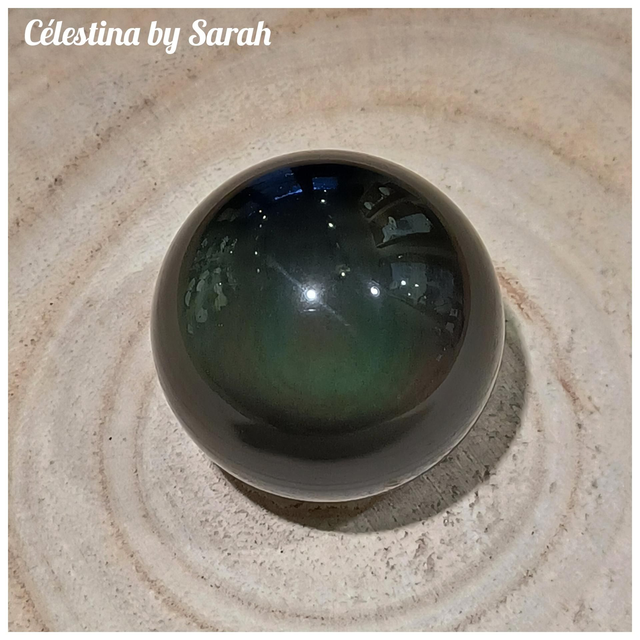 Sphère Obsidienne Œil Céleste