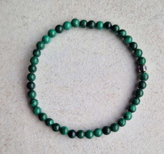 Bracelet MALACHITE 4mm