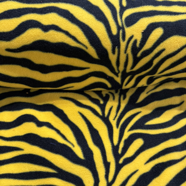 Yellow &amp; Black Tiger Fleece