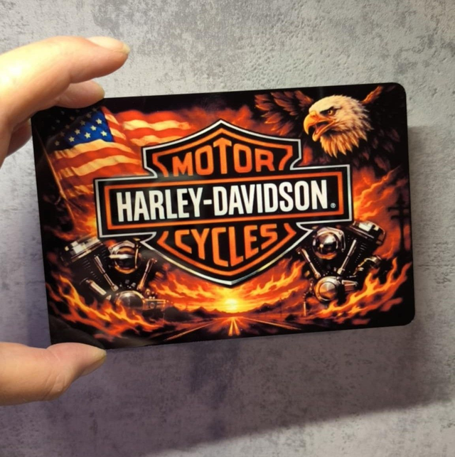 Plaque inspiré Harley Davidson