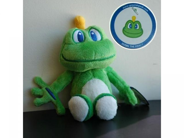 Signal the frog - Das Geocaching-Maskottchen (ca. 18 cm)