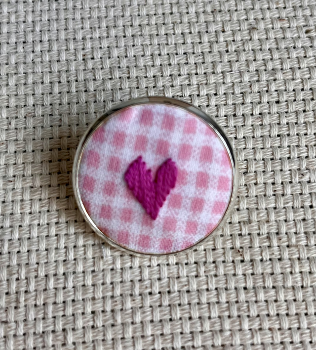 Cœur rose (pins ou porte clé)