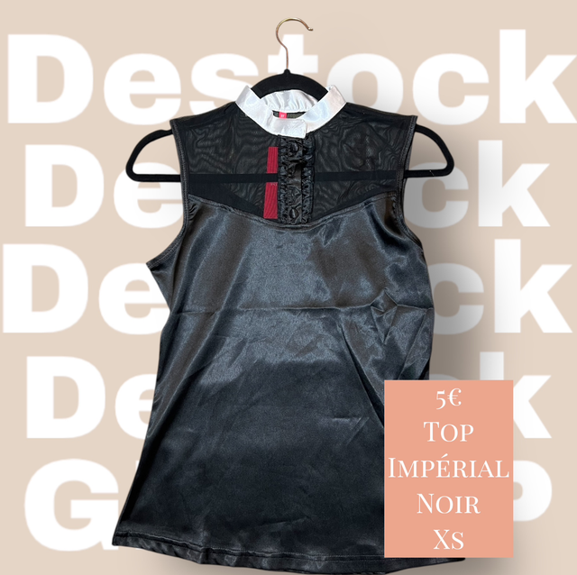 Impérial Riding  top noir xs 