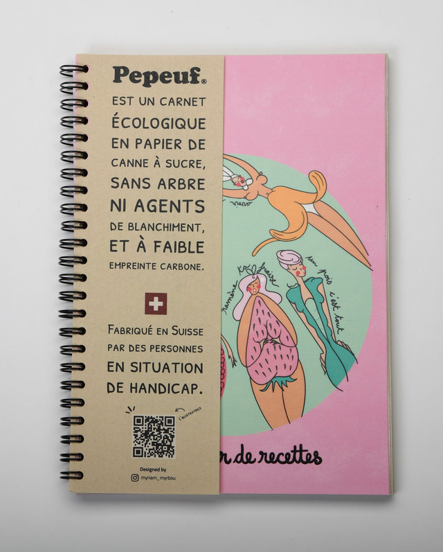 Carnet A5 illustré de la marque Pepeuf