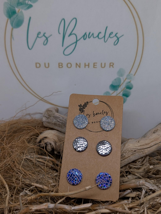 Lot de 3 paires de puces pu042