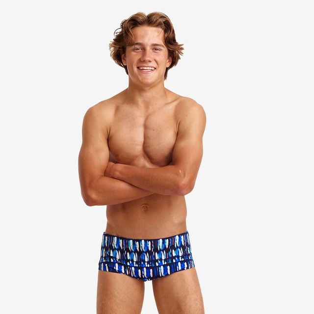 BOY&#039;S FUNKY TRUNKS PERFECT TEETH  SIDEWINDER TRUNKS