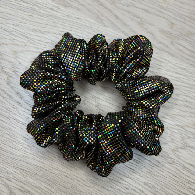 Ruskea glitter hiusdonitsi