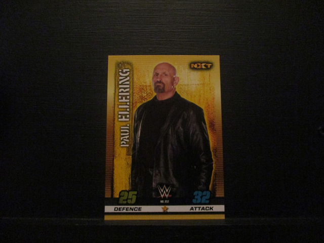 Paul Ellering - NXT Slam Attax 10th Edition Original Trading Card #212