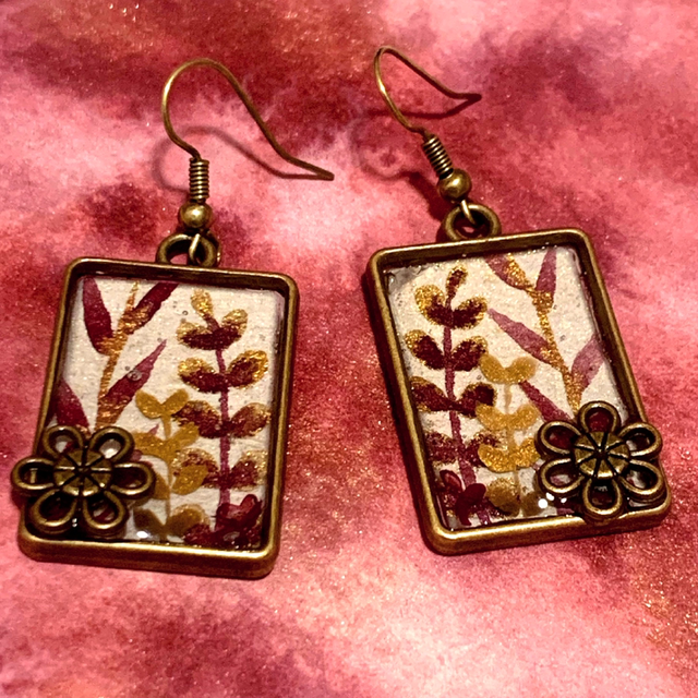 Boucles d'Oreilles Rectangles - Capsule de Janvier 2025