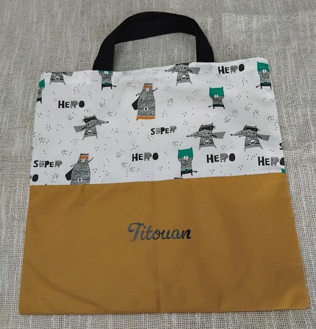 Tote bag personnalisable garçon 