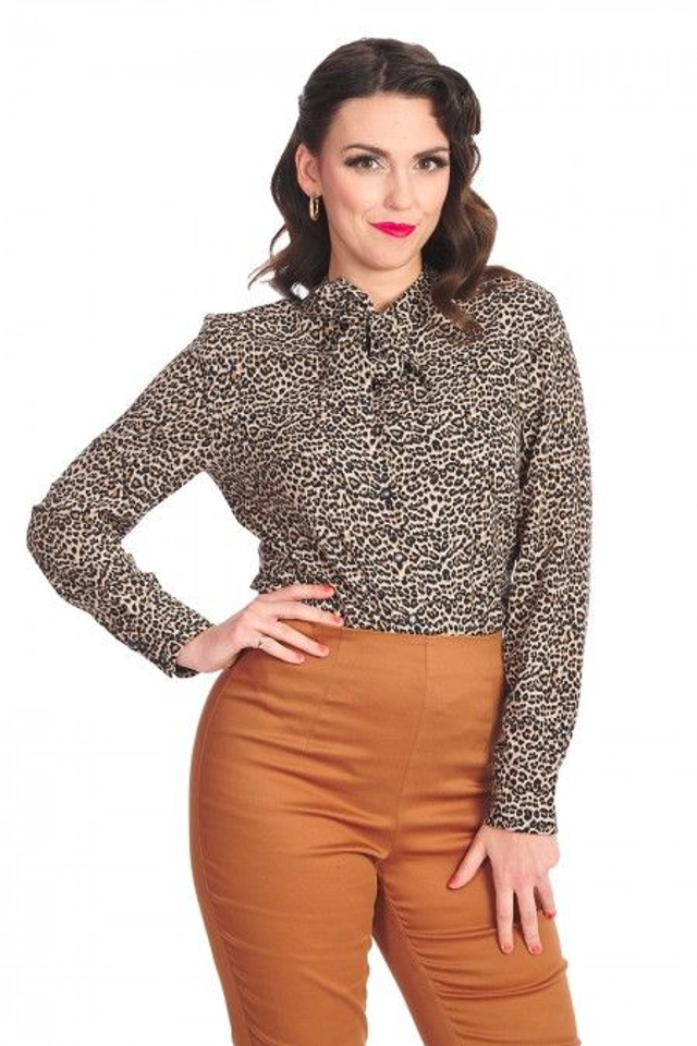 Paita, Animal Attract Blouse, leopardipaita, 1316482
