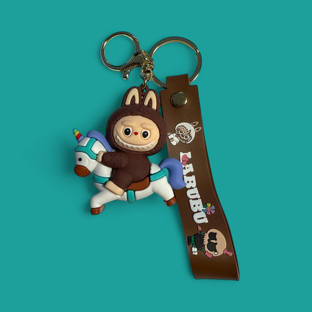 0648 - Labubu - bruin - met eenhoorn