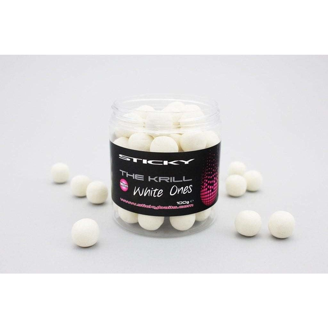 Sticky Baits The Krill White Ones Wafters 16mm