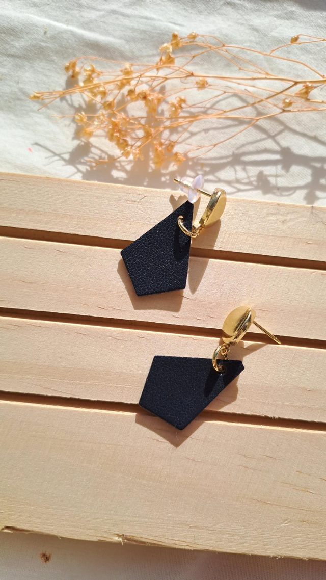 Boucles d'oreilles en matière végétale de pommes 