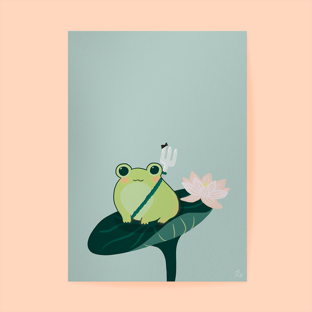 Froggy - carte postale